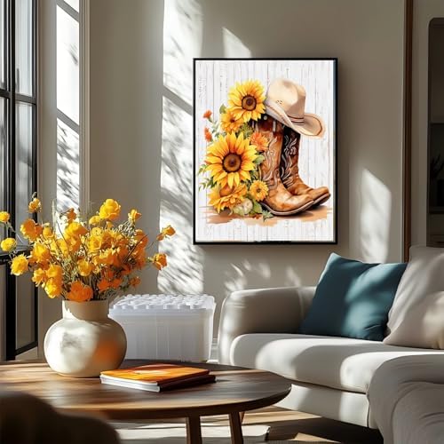 AIBOERL Paint by Numbers Kit for Adults Beginner, Boots, 12X16In - Image 2
