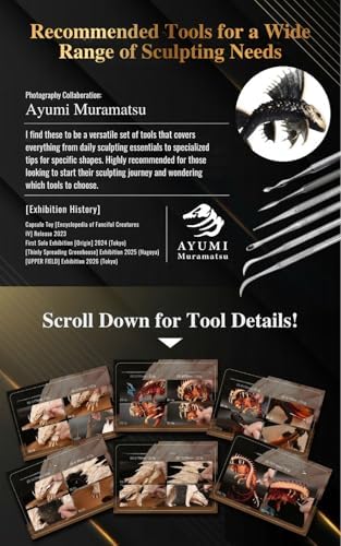 DePes Clay Sculpting Tools (Japanese Famous Artist Developed) Resin Modeling kit Carving Silicone polimer - Image 7