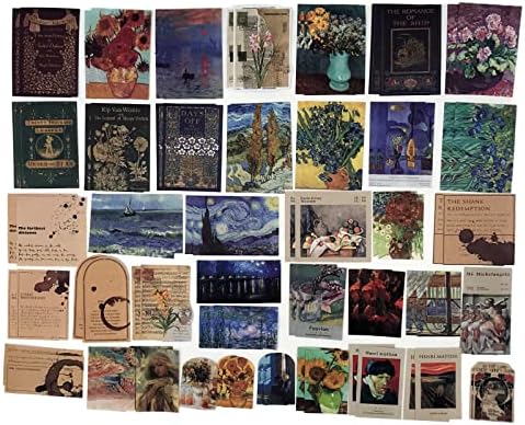 Esweny 200PCS Vintage Scrapbooking Supplies Kit for Journaling, Junk Journal Planners Aesthetic Cottagecore Room Decor Wall Art Collage Album(Artistic) - Image 5