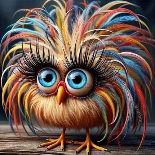 Xylogist Cute Chicken Diamond Art Kits for Adults 12x12 inch by Xylogist