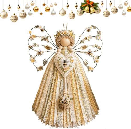 Angel Fabric Hanging DIY Kit, Macrame Angel Wall Hanging Craft Set (#08) by Unknown