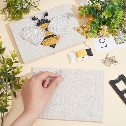 WEBEEDY 3D String Art Kit for Adults Beginners, DIY Bee String Craft Kit, Include All Necessary Accessories and Frame, Christmas Mother's Day Home Wall Decorations Unique Women Gift - Image 6