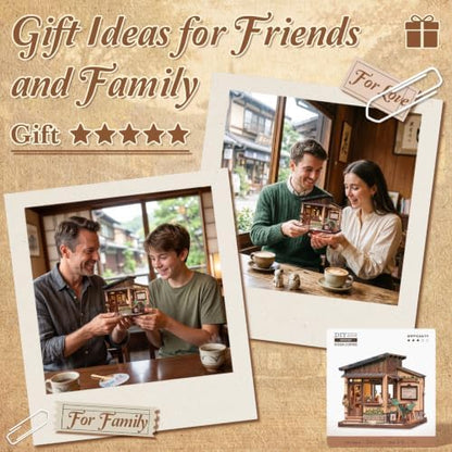 Fsolis Japanese Miniature House - DIY Book Nook Kit - Image 6
