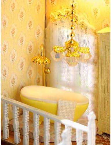 MAGQOO DIY Miniature Dollhouse Kit with Furniture 1:100 Scale Creative Room Mini Wooden Doll House Accessories DIY Miniature House Kit(Gift Shop) - Image 5