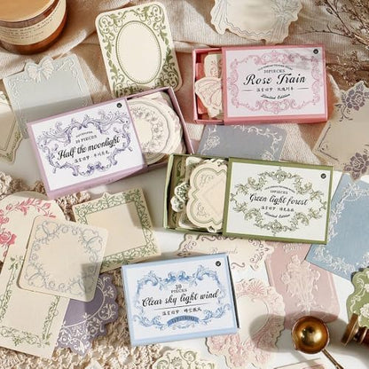 120pcs Scrapbook Paper Vintage Writing Paper scrapbooking supplies Journaling Supplies for Retro Crafts, Bullet Journaling, Junk Journal Planner - Image 7
