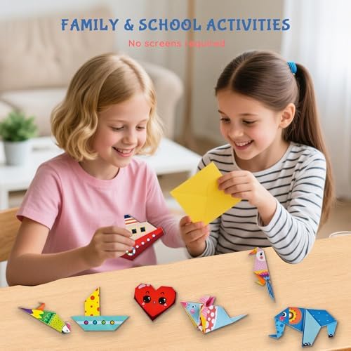Origami Kit for Kids Ages 5-16, 212 Sheets with 72 Patterns & Instruction Book | Origami Paper Kit for Beginners & Advanced | Arts & Crafts Toys for Girls & Boys Ages 8-12 | Birthday & Christmas Gifts - Image 6