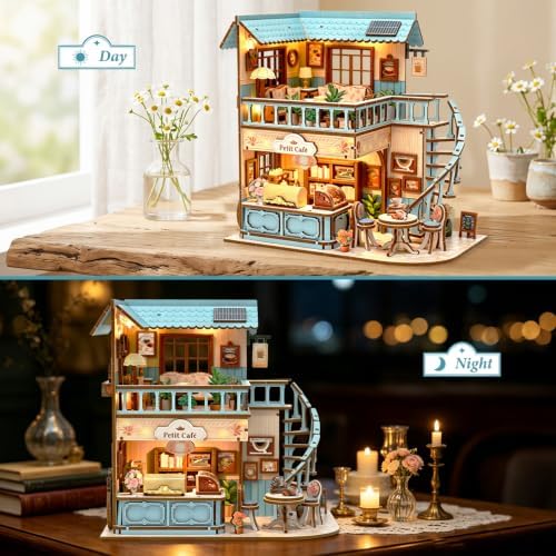 TOYQI Mini House Kit, DIY Miniature Dollhouse Book Nook for Adult - Image 5