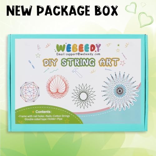WEBEEDY DIY String Art Kit Owl Craft Kit Creative Craft Kits for Adult Graduation Christmas Halloween Gifts Home Wall Table Graduation Party Decorations - Image 6