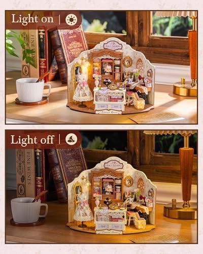 Rolife Tailor Shop DIY Miniature Dollhouse Kit Gift for Adults - Image 4