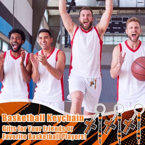 Suncalla 984 Pcs 24 Set Basketball Cross Keychain Making Kit DIY Bag Bead - Image 7