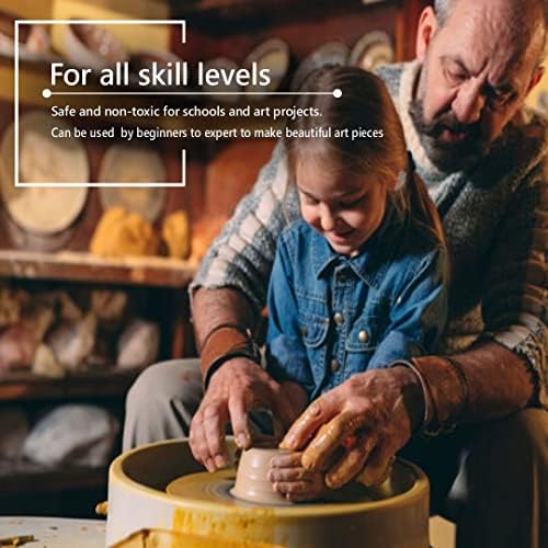 Old Potters Mid High Fire White Stoneware Clay for Pottery | Cone 6-10 | Ideal for Wheel Throwing, Hand Building, Sculpting | Great for All Skill Levels | Greenware Clay, 25 lbs. - Image 4