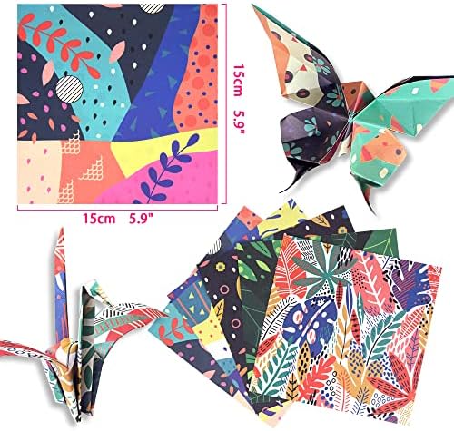 Origami Paper 6x6" Double Sided 50 Sheets 10 Colors Origami Kit,Craft Paper - Image 3