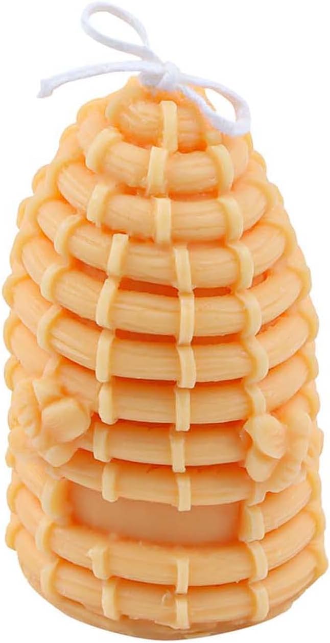 Grainrain 3D Bee Candle Molds Honeycomb Silicone Soap Mold Wax Mold Candle Making Mould (SXY036)