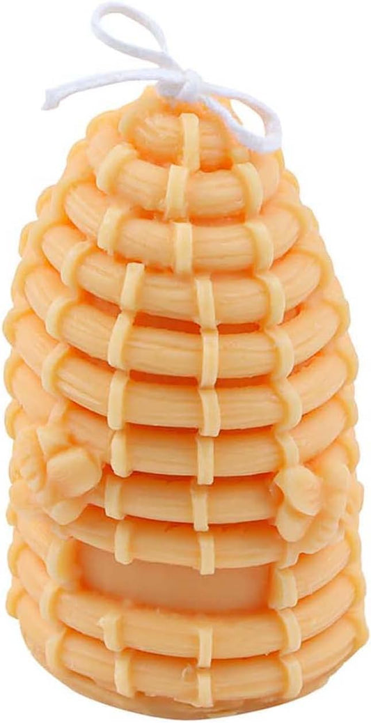Grainrain 3D Bee Candle Molds Honeycomb Silicone Soap Mold Wax Mold Candle Making Mould (SXY036)