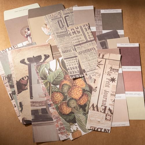 YagCu Scrapbook Kit for Beginners, Aesthetic Junk Journal Supplies, Scrapbooking and Journaling Materials, Bullet Journals Stationery, Planner DIY Arts Craft Paper, Women Adults - Image 6