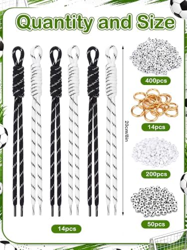 878 Pcs 14 Set Volleyball/soccer Paracord Keychain Making Kit - Image 2