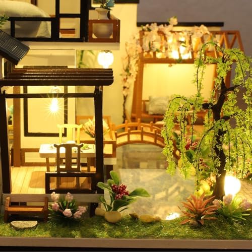 YSWOOD WORLD DIY Miniature House Kit for Adults, Mini House Kit with LED - Image 6