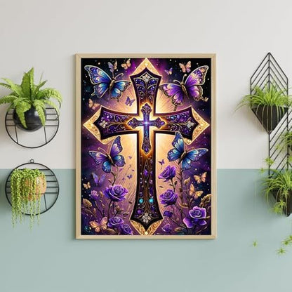 Diamond Art Kits for Adults, Cross Diamond Art Painting Kits for Adults - Image 3