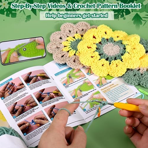 XANGNIER Learn to Crochet Beginners Kit for Adults and Kids - Image 5