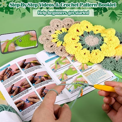XANGNIER Learn to Crochet Beginners Kit for Adults and Kids - Image 5