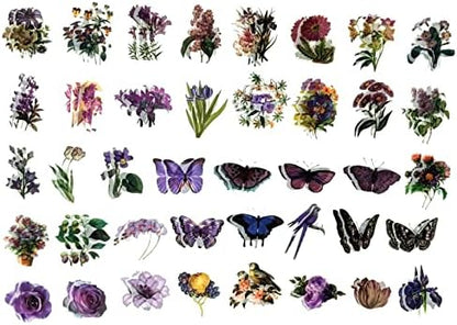 Esweny 200PCS Vintage Scrapbooking Supplies Kit, Scrapbook Sticker Paper Pack for for Planners Aesthetic Cottagecore Room Decor Wall Art Collage Album - Image 6
