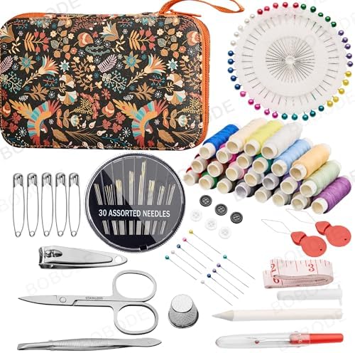 130 PCS Printing Travel Sewing Kit with Sewing Supplies Accessory - Image 2