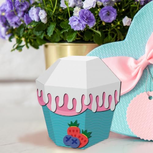 MAYJOYDIY 3D Cake Gift Box Dies - Carbon Steel - Die-Cutting Templates - Image 3