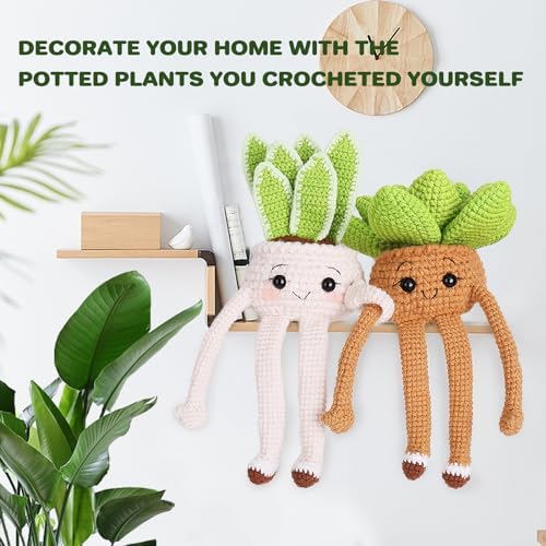 Crochet Kit for Beginners, Beginner Crochet Kit for Adults with Step-by-Step Video Tutorials, DIY Crochet Animal Kits Knitting Supplies - Image 4