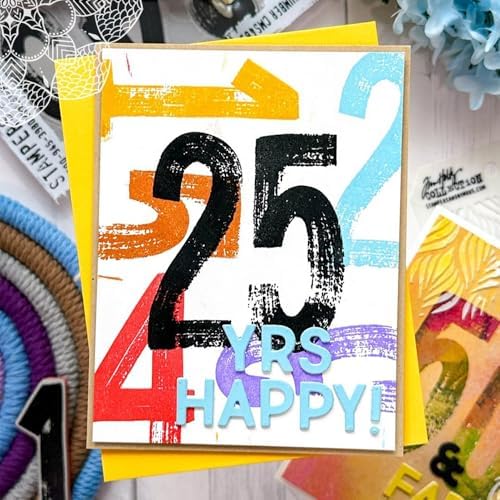 BAOFALI Numbers Dies for Card Making,Number Die Cuts Cutting Dies Metal Die Cuts for DIY Scrapbook Album Paper Card Craft Decoration 7.8X6.5 inch（197mm X 165mm） - Image 5