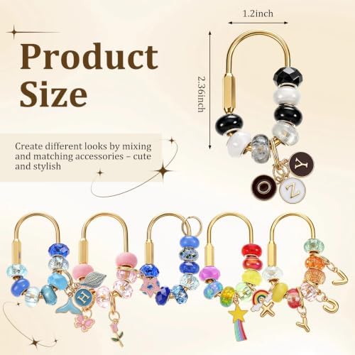 Sureio 440 Pcs Gold Brass Carabiner DIY Kit 20 Set Carabiner Bag Making - Image 2