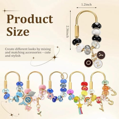 Sureio 440 Pcs Gold Brass Carabiner DIY Kit 20 Set Carabiner Bag Making - Image 2