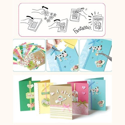 Huralona Greeting Card Making Supplies Envelope Kit Gift Anniversary Craft - Image 3