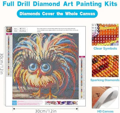 Xylogist Cute Chicken Diamond Art Kits for Adults 12x12 inch - Image 4