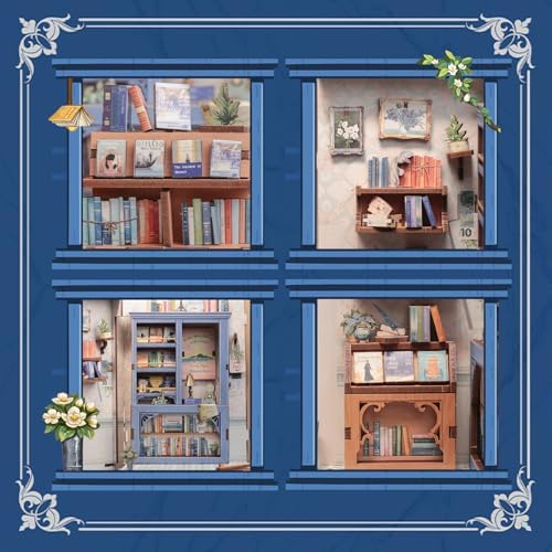 CUTEBEE Book Nook Kit for Adults, DIY Miniature House Kit, Mini House - Image 5