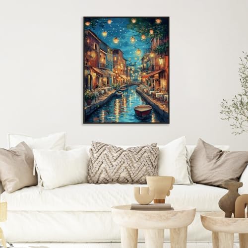Paint by Numbers Kit for Adults, Venice Night Number Painting Canvas Kit - Image 6