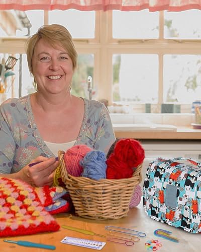 Aeelike Crochet Kit for Beginners Adults, Complete Crochet Set, Blue Cat - Image 6