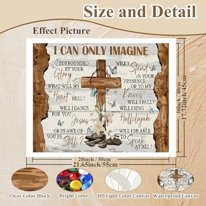 Jesus Paint by Number for Adults, Paint by Numbers Kit for Adults Beginner - Image 4