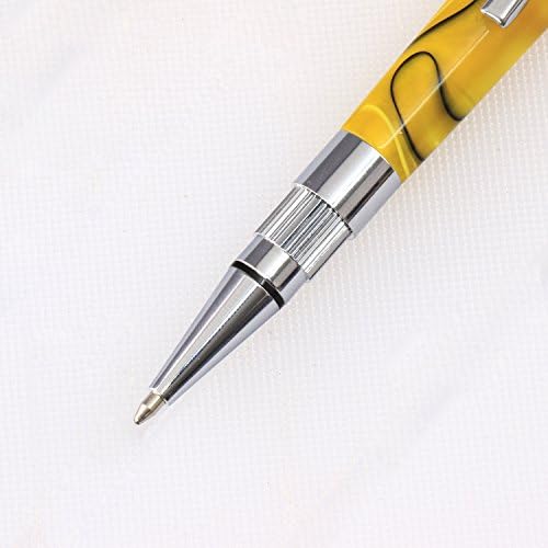 Legacy Woodturning, Gear Click Pen Kit Starter Pack with Bushings, Hurricane M42 Cobalt Drill Bit, Pen Kits, Wood Pen Blank Sampler Pack - Image 4