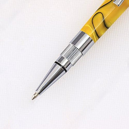 Legacy Woodturning, Gear Click Pen Kit Starter Pack with Bushings, Hurricane M42 Cobalt Drill Bit, Pen Kits, Wood Pen Blank Sampler Pack - Image 4