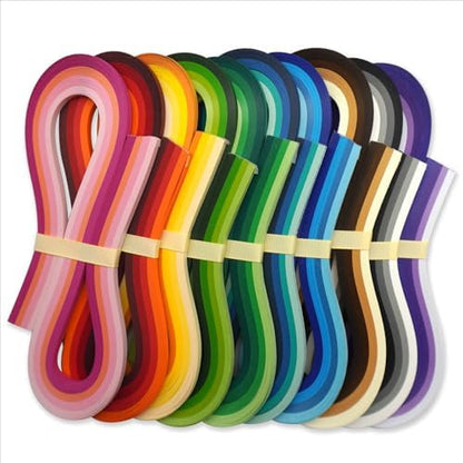 JUYA Thick Quilling Strips Set 40 Colors 160+ GSM 7mm/0.28in Width - Image 3