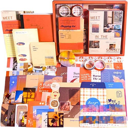 Scrapbooking Supplies Kit, Aesthetic Junk Journal Supplies, Scrapbook Kit by OFFIGIFT