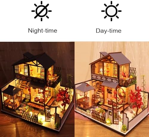 DIY Miniature House Kit, Dollhouse for Adults to Build, Japanese Style - Image 5