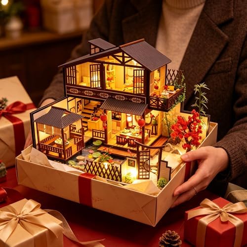 DIY Miniature House Kit, Dollhouse for Adults to Build, Japanese Style - Image 7