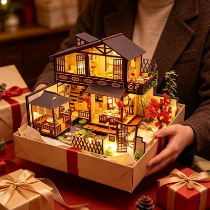 DIY Miniature House Kit, Dollhouse for Adults to Build, Japanese Style - Image 7