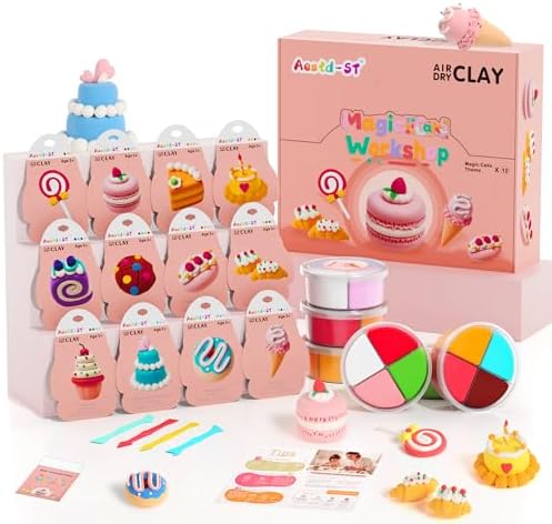 Aestd-ST Air Dry Clay Kit - Cake Themed, Modeling Clay for Kids by Aestd-STqualityclay
