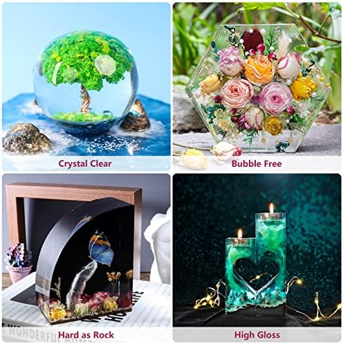 LET'S RESIN 80oz Crystal Clear Epoxy Resin Kit for Beginner - Image 4