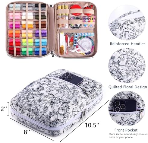 AMOIGEE Complete Sewing Kit for Adults with 230pcs Cute Sewing Supplies Kit - Image 5