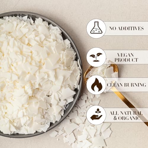 SHOWIN Candle Making Kit, DIY Candle Making Supplies for Adults, Starter Soy Wax Candle Kit with Candle Tins, Scented Home Decoration - Image 3