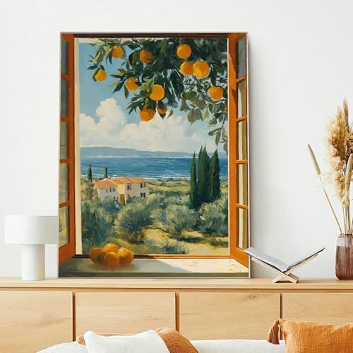 xcemhil Landscape Paint by Numbers Kit for Adults Beginner, Scenery Paint by Numbers for Adult, Acrylic Paint by Number Kits Suitable for Home Wall Art Decor Gifts 16x20 Inch - Image 2