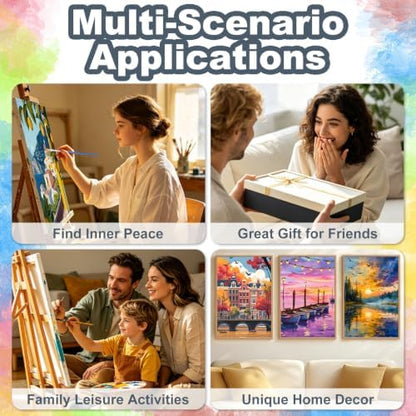 Lemon Tree Framed Paint by Numbers Kit for Adults Beginner 8x12 inch - Image 7
